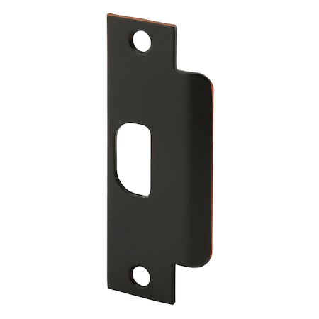 Prime-Line Door Strike Commercial ASA 1-1/4 x 4-7/8 in. with Screws Classic Bronze Finish (Single Pack) U 11200